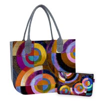 Zestaw Torba Lady XL KOŁA + kosmetyczka Bertoni