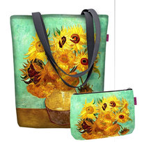 Zestaw torebka kosmetyczka Bertoni Sunny sunflower