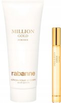 Zestaw travel Rabanne Million Gold For Her EDP 10ml + BODY LOTION 100ml