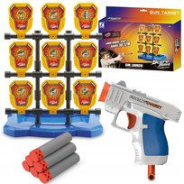 Zestaw treningowy NERF SCORE BLAST 3359 - tarcza ruchoma z 9 celami pistolet piankowy strzałki dla dzieci celność strzelanie UNKNOWN