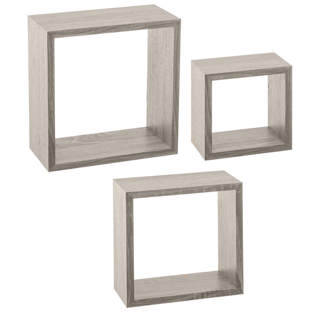 Zestaw trzech półek 5FIVE SIMPLE SMART, szary