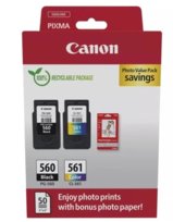 Zestaw Tusz Pg-560/Cl-561 Multipack + Papier (3713C008) Canon
