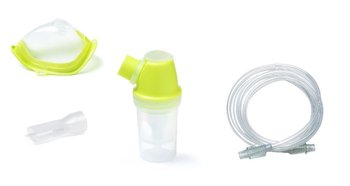 Zestaw uniwersalny do nebulizacji z dużą maską i ustnikiem FLAEM RF6 - Flaem