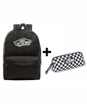 Zestaw Vans-Plecak OLD SKOOL CLASSIC VN000H4YBLK Black+Piórnik VN000H58Y28 Vans