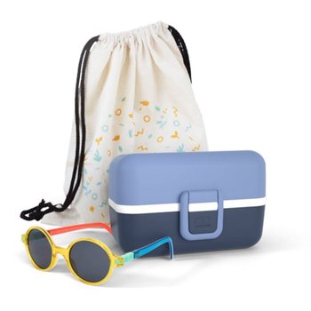 Zestaw wakacyjny Monbento lunchbox + okulary + worek Ki ET LA - memphis / infinity - Monbento