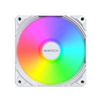 Zestaw wentylatorów Montech E28 ARGB PWM White 120mm (3-pak) Montech