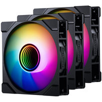 Zestaw wentylatorów Phanteks M25 Gen2 PWM ARGB Reverse Airflow 120mm, czarny (3 szt) PHANTEKS