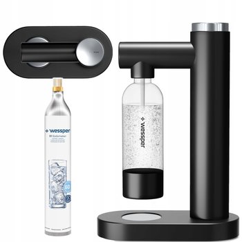 Zestaw Wessper: saturator do wody gazowanej S1 Sodamaker + nabój + butelka - Wessper