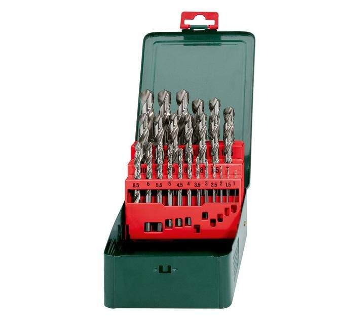 Zestaw wierteł do metalu METABO hss-g, 25 elementów 627154000