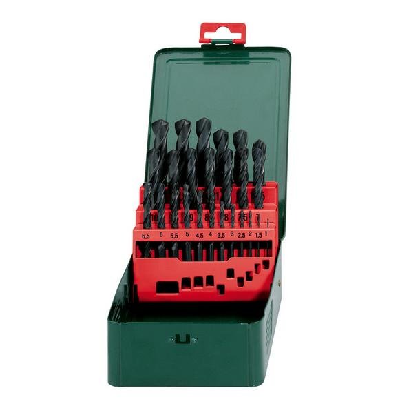 Zestaw wierteł do metalu METABO hss-r, 25 elementów 627152000