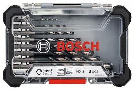 Zestaw wierteł HSS BOSCH Impact Control, 8 elementów