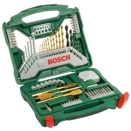 Zestaw wierteł + końcówki BOSCH x-line, 70 części 2607019329