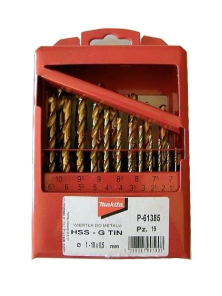 Zestaw wierteł MAKITA P-61385, 19 szt.
