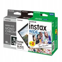 Zestaw wkładów Fujifilm Instax WIDE Mono Black Glossy 40 zdjęć