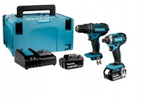 Zestaw wkrętarka + zakrętarka Makita 18V 2 x 5Ah 9A MAKITA