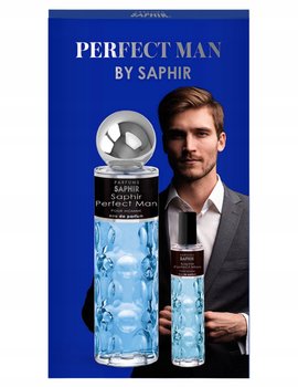 Zestaw woda perfumowana Saphir Perfect Man 200 ml + 30 ml dla mężczyz EDP - Saphir