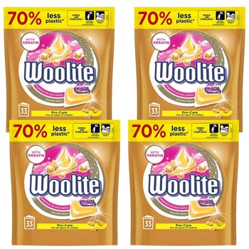 Zestaw Woolite Pro-Care z keratyną do ubrań białych i kolorowych 132 szt - Woolite