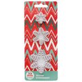 Zestaw Wykrawaczy, Śnieżynki, Joyful Xmas, Białe, 3 Sztuki&nbsp;-&nbsp;Empik
