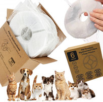 Zestaw Wymienny Filtrów Filtr Do Fontanny Poidła Poidełka Dla Kota Psa 6 Sztuk