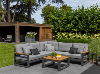 Zestaw Wypoczynkowy Soho Lava Mist Grey - Life Outdoor Living