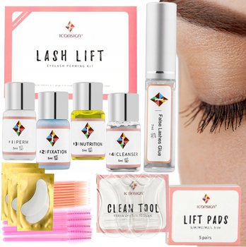Zestaw Xxl Lifting Laminacja Trwała Rzęs Iconsign - Lewer