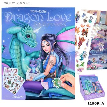 Zestaw Z Naklejkami Top Model Dragon Love 11909A - Depesche