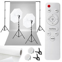 Zestaw z tłem Academy™ 2xLED 50W Softlight 110cm