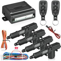 Zestaw zamka centralnego z dwoma pilotami | Siłowniki master oraz slave | AL103M