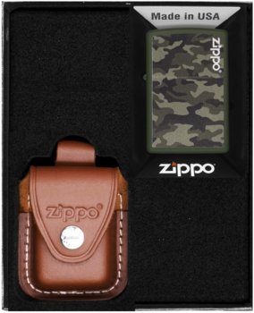 Zestaw Zapalniczka ZIPPO CAMO AND ZIPPO DESIGN Prezentowy No4 - Zippo