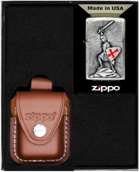 Zestaw Zapalniczka ZIPPO CRUSADE VICTORY Prezentowy No4 - Zippo