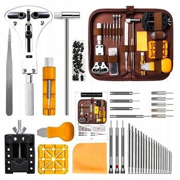 ZESTAW ZEGARMISTRZOWSKI PROFESJONALNY DO NAPRAWY ZEGARKÓW 169 ELEMENTÓW - RBHome