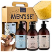 Zestaw Żeli pod Prysznic dla Mężczyzny Faceta Mydło Urodziny 3x500 ml.