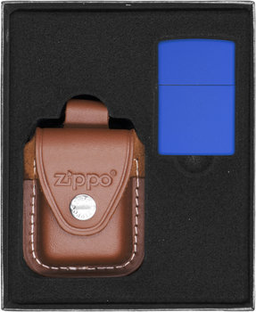 Zestaw ZIPPO BLUE MATTE prezentowy - Zippo