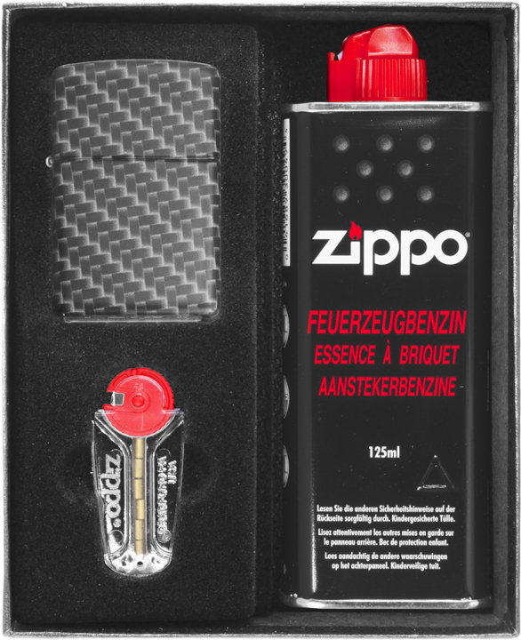 Zestaw ZIPPO CARBON FIBER prezentowy Zippo Sport Sklep