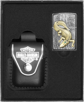 Zestaw ZIPPO CROCODILE EMBLEM prezentowy - Zippo