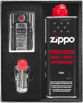 Zestaw ZIPPO GAS PUMP EMBLEM prezentowy - Zippo