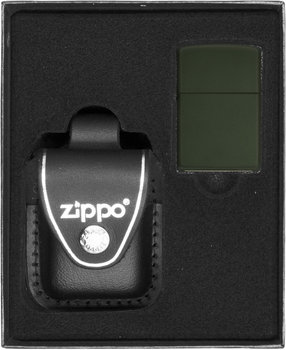 Zestaw ZIPPO GREEN MATTE prezentowy - Zippo