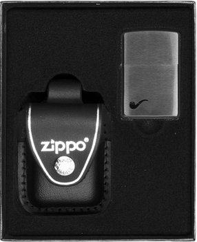 Zestaw ZIPPO PIPE CHROME BRUSHED prezentowy - Zippo