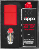 Zestaw ZIPPO RED MATTE prezentowy