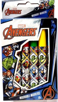 Zestaw Zmywalnych Mazaków Avengers. 6 Sztuk. - W&O
