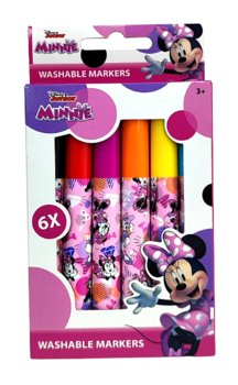 Zestaw Zmywalnych Mazaków Disney Minnie. 6 Sztuk.