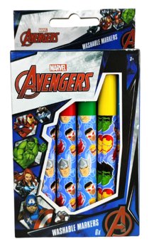 Zestaw Zmywalnych Mazaków Marvel Avengers. 6 Sztuk