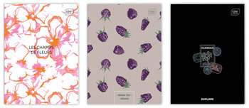 Zeszyt A4 Interdruk w linie 96 kartek 70g UV mix wzorów - Interdruk