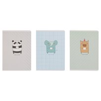 Zeszyt A5, 16 kartek, 3 linie, Zwierzaki Paperdot