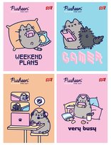 Zeszyt A5 32 Kartki Kratka Pusheen Unipap MIX kot Unipap