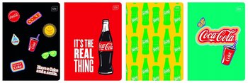 Zeszyt A5 32 kartki trzy linie, Coca-Cola, Interdruk - Interdruk