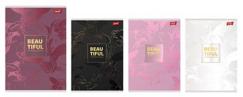 Zeszyt A5 96k linia jednoskładkowy lamin MIX dziewczęcy p10 MAJEWSKI cena za 1szt. - Unipap