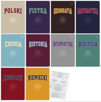 Zeszyt A5, Interdruk, w kratkę/w linie, 60 kartek, Hybrid, 10 sztuk