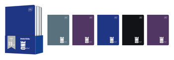 Zeszyt A5, One Color, w kratkę 60 kartek, Interdruk, 5 sztuk - Interdruk