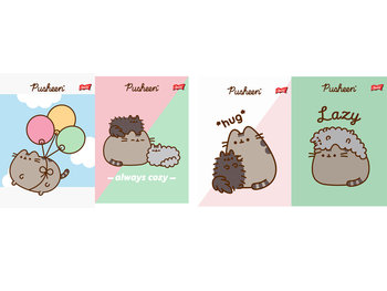 Zeszyt A5 St.Majewski w linie 32 kartki PUSHEEN The CAT Kot  - Unipap